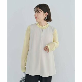 グリーンパークス(green parks)の【エクリュ】きれいシルエットジレ(ベスト/ジレ)