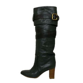 Chloe - 美品 Chloe レザー ベルト ハイヒール ラウンドトゥ Chloe - 美品 Chloe レザー ベルト ハイヒール ラウンドトゥ