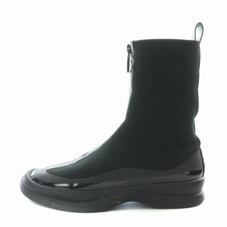 Le Talon - 【GRISE】黒 レザー ショートブーツ ファスナー付き Le Talon - 【GRISE】黒 レザー ショートブーツ ファスナー付き