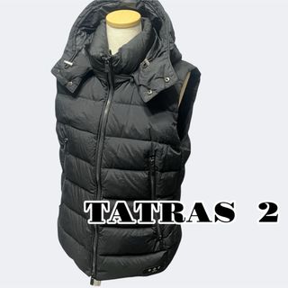 TATRAS - 極美品 M タトラス ポセドーネ ダウンベスト 黒 フード TATRAS - 極美品 M タトラス ポセドーネ ダウンベスト 黒 フード