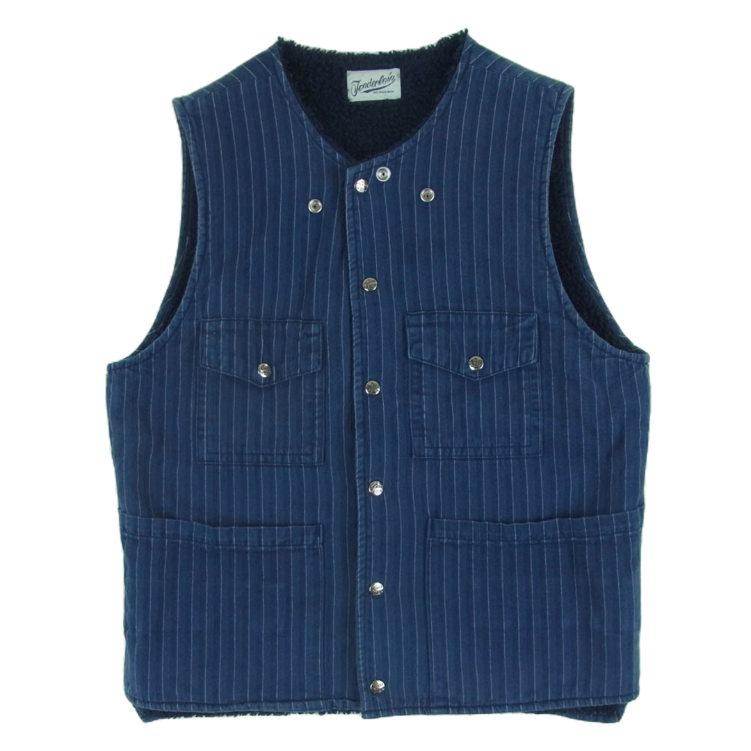 買取り実績  TENDERLOIN テンダーロイン 裏地 ベスト ストライプ柄 SO T-VEST トップス