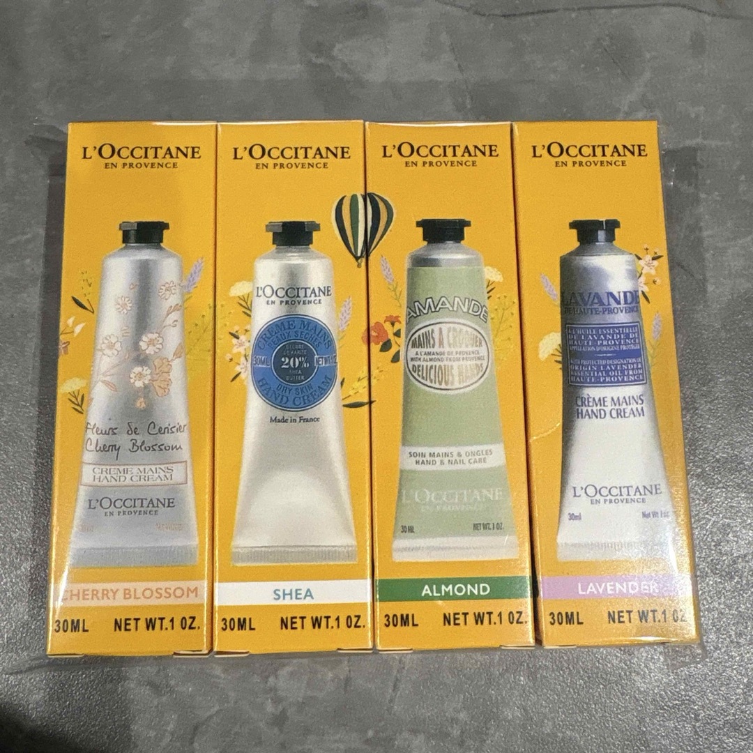 L'OCCITANE(ロクシタン)のロクシタン ハンドクリーム4本セット コスメ/美容のボディケア(ハンドクリーム)の商品写真
