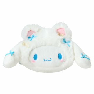 【数量限定】サンリオ(SANRIO) フェイス形ポーチ（白猫バレリーナ） シナモ(その他)