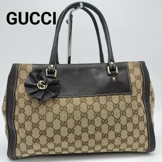 GUCCI - 美品 グッチ ホースビット柄 238695 キャンバス/レザー GUCCI - 美品 グッチ ホースビット柄 238695 キャンバス/レザー