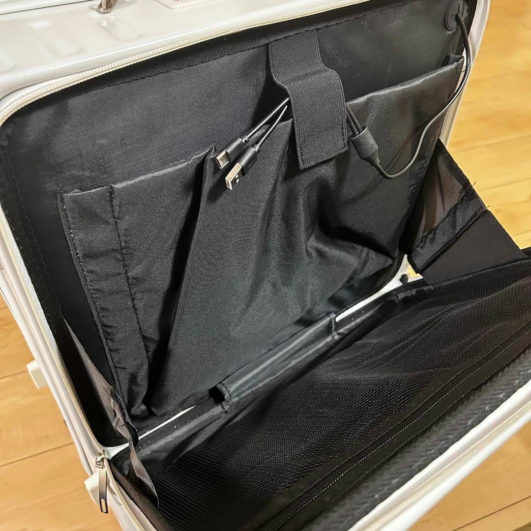 ⭐️訳あり⭐️ スーツケース フロントオープン 機内持ち込み