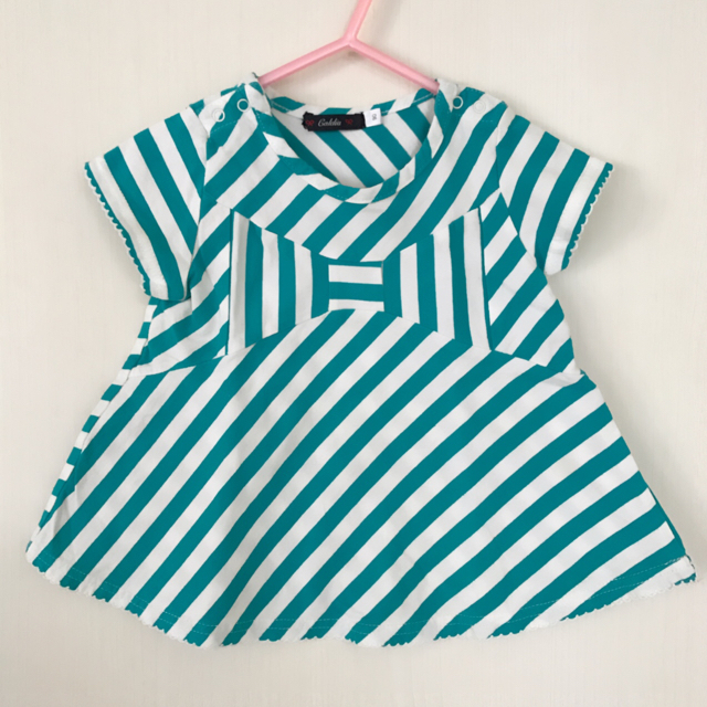 Galdia ボーダーTシャツ 90サイズ キッズ/ベビー/マタニティのキッズ服女の子用(90cm~)(Tシャツ/カットソー)の商品写真