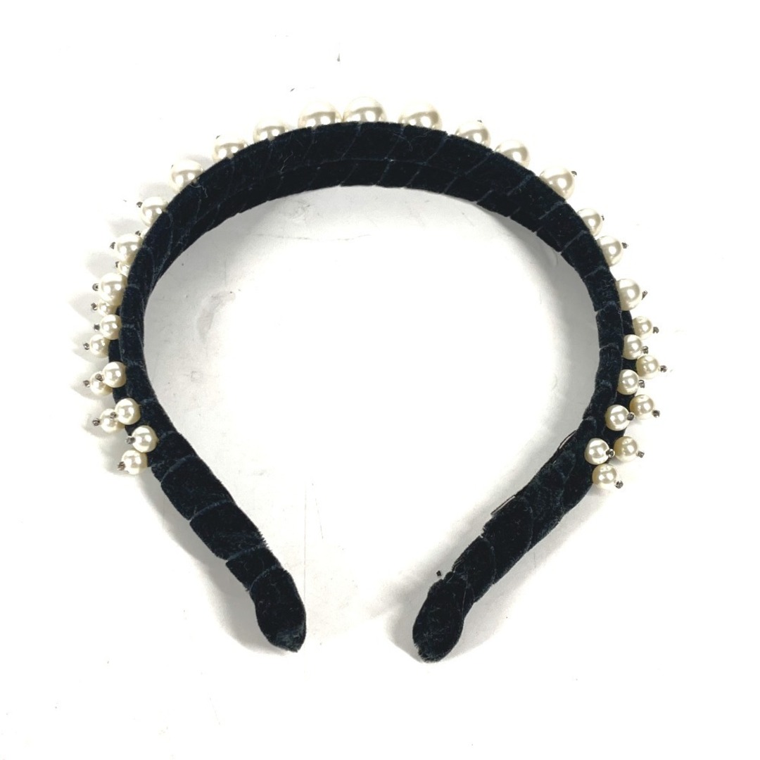 MIU MIU - ミュウミュウ MIUMIU フェイクパール 2重 ヘアバンド MIU MIU - ミュウミュウ MIUMIU フェイクパール 2重 ヘアバンド