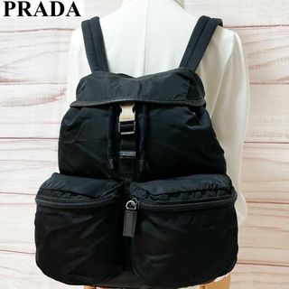 PRADA - h90【美品】プラダ 三角ロゴ ナイロン レザーレッド 赤 PRADA - h90【美品】プラダ 三角ロゴ ナイロン レザーレッド 赤