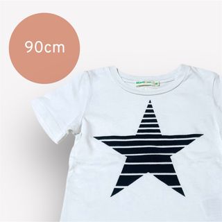 コドモビームス(こども ビームス)のBEAMS mini  スターフロントプリント Tシャツ  90cm【即決】(Tシャツ/カットソー)