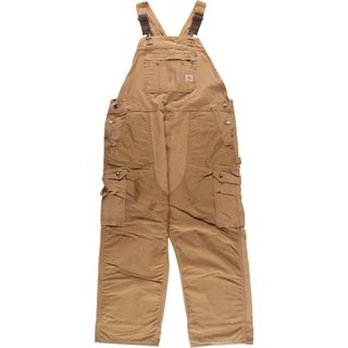 carhartt - USA製 carhartt オーバーオール R01 BRN 40x32 carhartt - USA製 carhartt オーバーオール R01 BRN 40x32