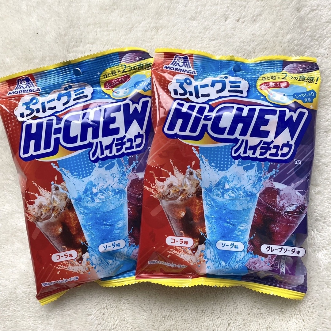 森永製菓 - ハイチュウ 2袋 ぷにグミ ハイチュウドリンク 森永製菓 - ハイチュウ 2袋 ぷにグミ ハイチュウドリンク