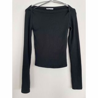 ザラ(ZARA)のZARA ブラック　ロンT(Tシャツ(長袖/七分))