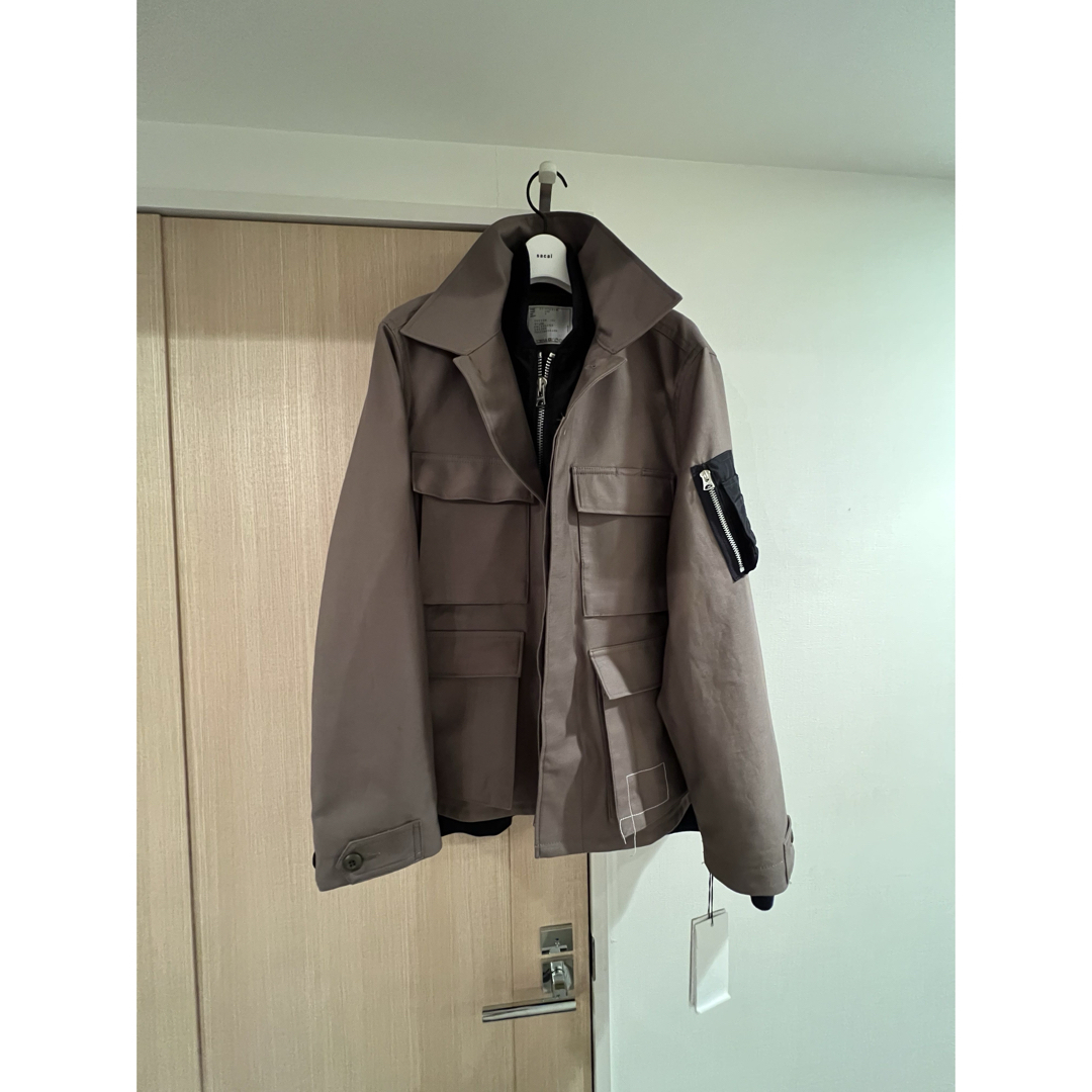 sacai - sacai wtaps Cotton Back Satin Jacket 02 の通販 by sacai - sacai wtaps Cotton Back Satin Jacket 02 の通販 by