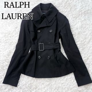 Ralph Lauren - ラルフローレン RALPH LAUREN ショート トレンチコート 薄手 ベルト