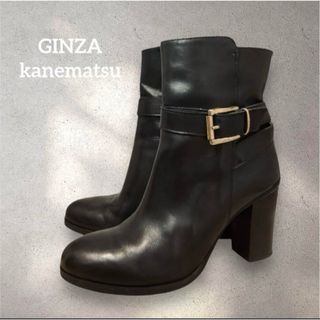 GINZA Kanematsu - 【銀座かねまつ】ロングブーツ 赤 24.5cmの GINZA Kanematsu - 【銀座かねまつ】ロングブーツ 赤 24.5cmの