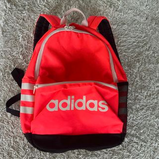アディダス(adidas)の【adidas】美品☆蛍光ピンクのバックパック(リュックサック)