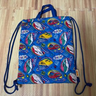 プラレール　ナップサック　新品　西松屋(リュックサック)