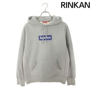 シュプリーム(Supreme)のシュプリーム  Bandana Box Logo Hooded Sweatshirt バンダナボックスロゴプルオーバーパーカー メンズ S(パーカー)