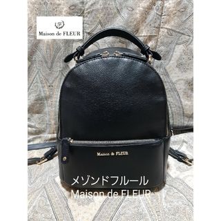 Maison de FLEUR - エマと出掛けるスクエアリュック canoneの Maison de FLEUR - エマと出掛けるスクエアリュック canoneの