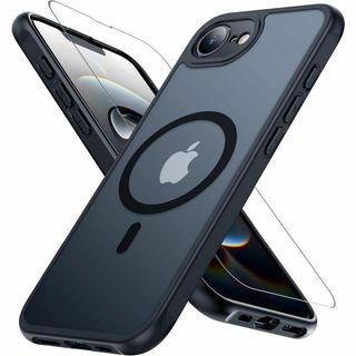 iPhone 16e ケース【Magsafe対応・米軍規格】ガラスフイルム付き(ノーカラージャケット)
