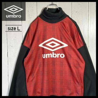UMBRO - UMBRO アンブロ 長袖 両面プリント ダイヤ ロゴ テック UMBRO - UMBRO アンブロ 長袖 両面プリント ダイヤ ロゴ テック