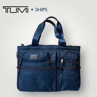 TUMI - 美品 TUMI トゥミ エキスパンダブルトートネイビー SHIPS TUMI - 美品 TUMI トゥミ エキスパンダブルトートネイビー SHIPS