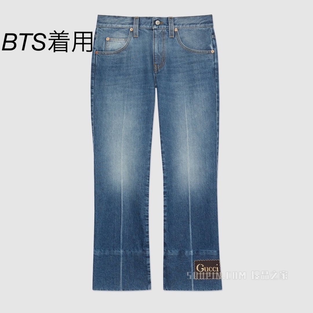 GUCCI - GUCCI 20SS ラベル付き フレア デニムパンツの通販 by GUCCI - GUCCI 20SS ラベル付き フレア デニムパンツの通販 by