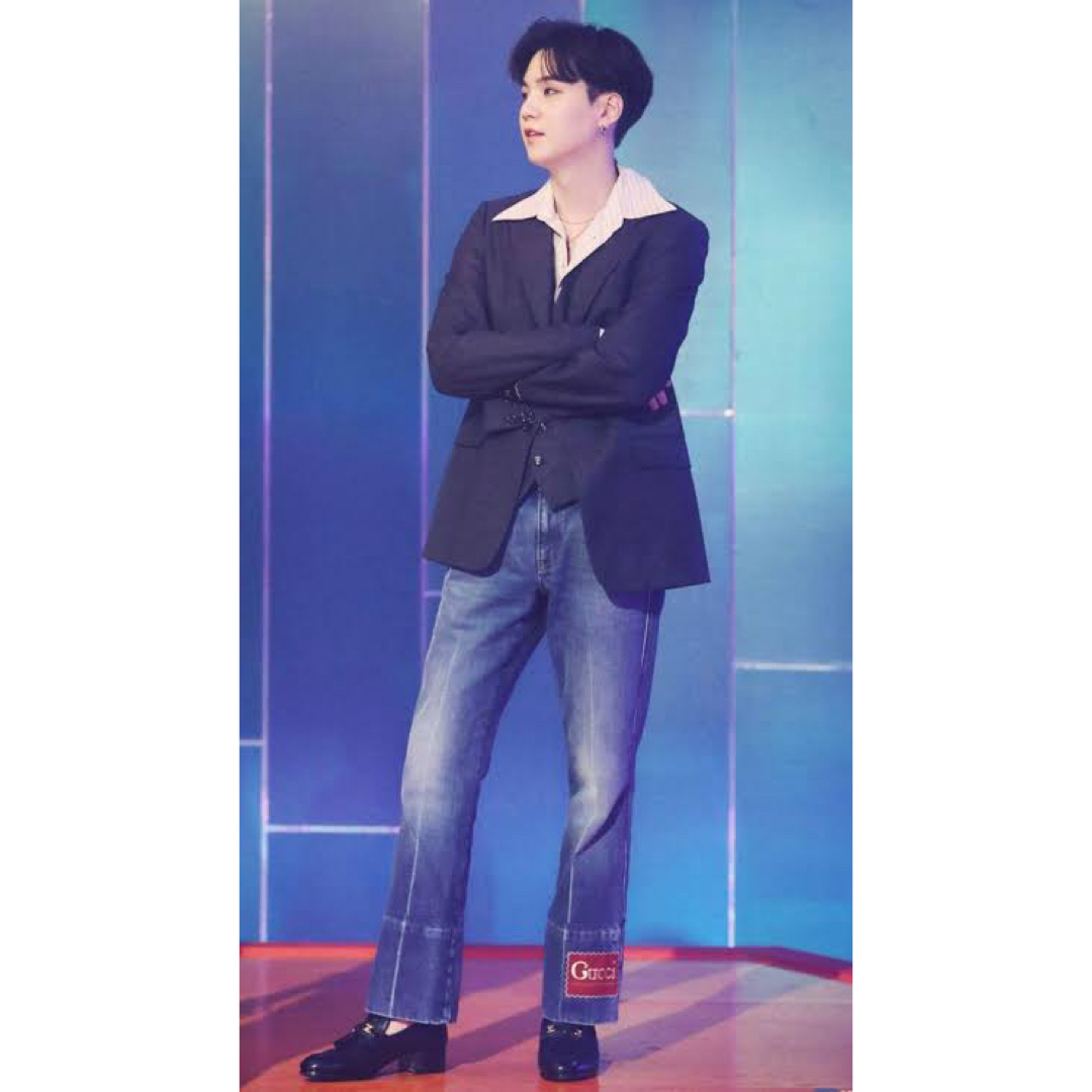 GUCCI - GUCCI 20SS ラベル付き フレア デニムパンツの通販 by GUCCI - GUCCI 20SS ラベル付き フレア デニムパンツの通販 by