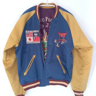 完売品 お得 希少 美品 GOLD リバーシブルスカジャン 別珍 完売品 お得 希少 美品 GOLD リバーシブルスカジャン 別珍