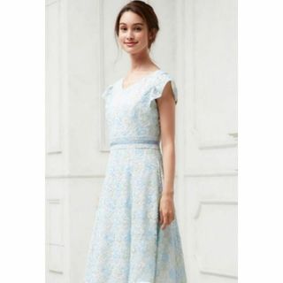 TOCCA - トッカ STAR FIRE ドレス ワンピース ひざ丈 2 M マルチ TOCCA - トッカ STAR FIRE ドレス ワンピース ひざ丈 2 M マルチ