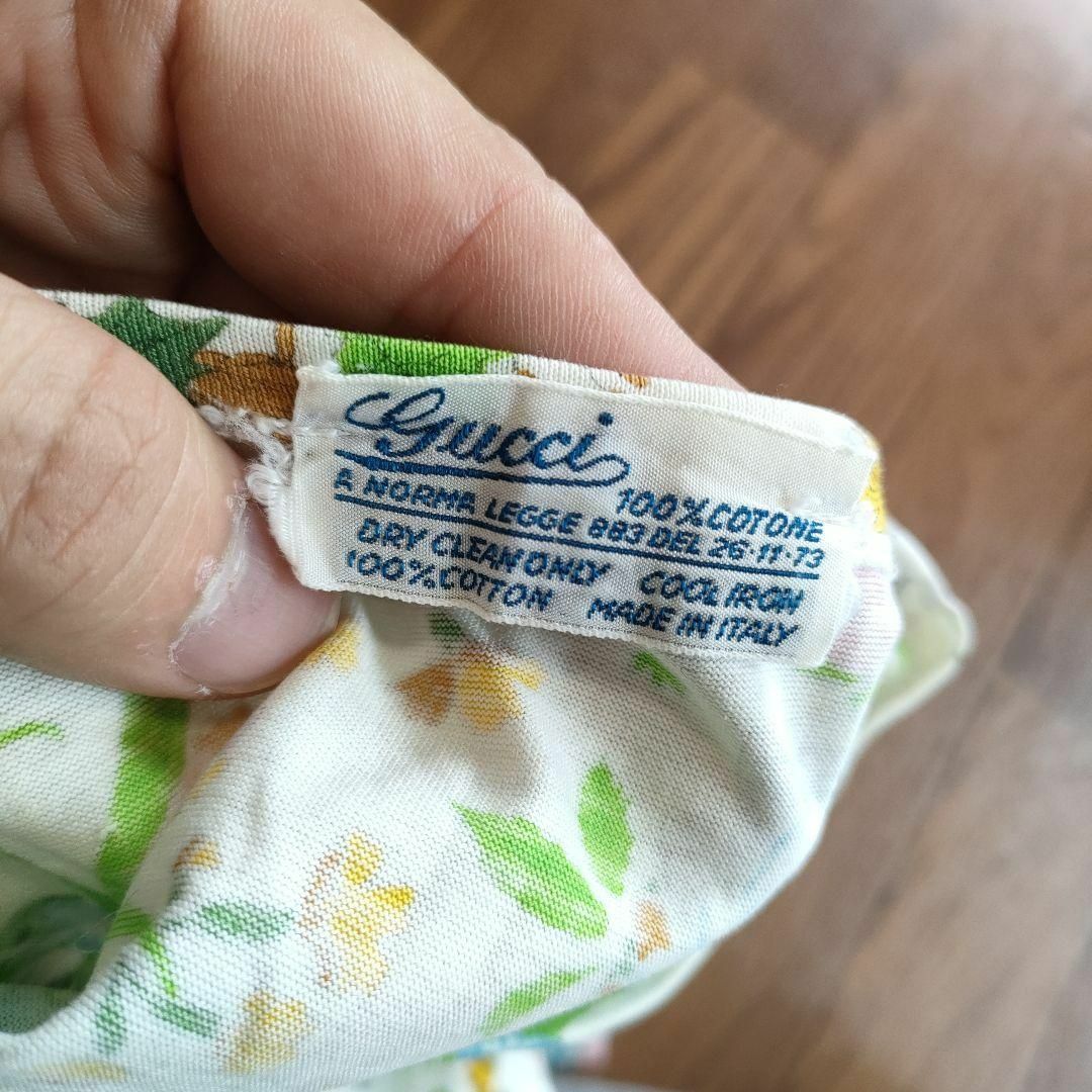GUCCI - う2 超美品 オールドグッチ コレクション 花柄 100
