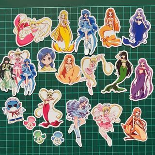 ぴちぴちピッチ フレークシール(しおり/ステッカー)