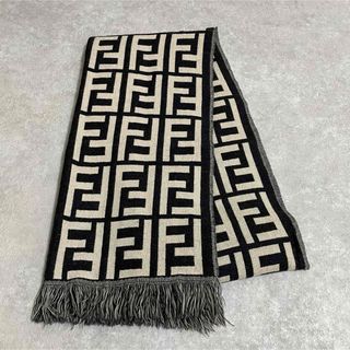 FENDI - FENDI(フェンディ) マフラー美品 - ダークブラウン FENDI - FENDI(フェンディ) マフラー美品 - ダークブラウン