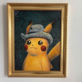 ポケモン - ゴッホ美術館 ゴッホピカチュウ キャンバスアート ポケモン - ゴッホ美術館 ゴッホピカチュウ キャンバスアート