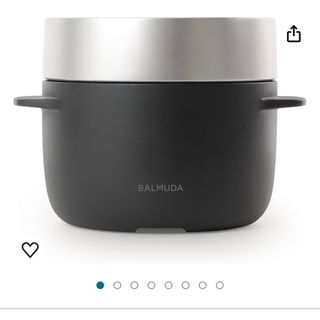 バルミューダ(BALMUDA)のBALMUDA 電気炊飯器 The Gohan K03A-BK(炊飯器)