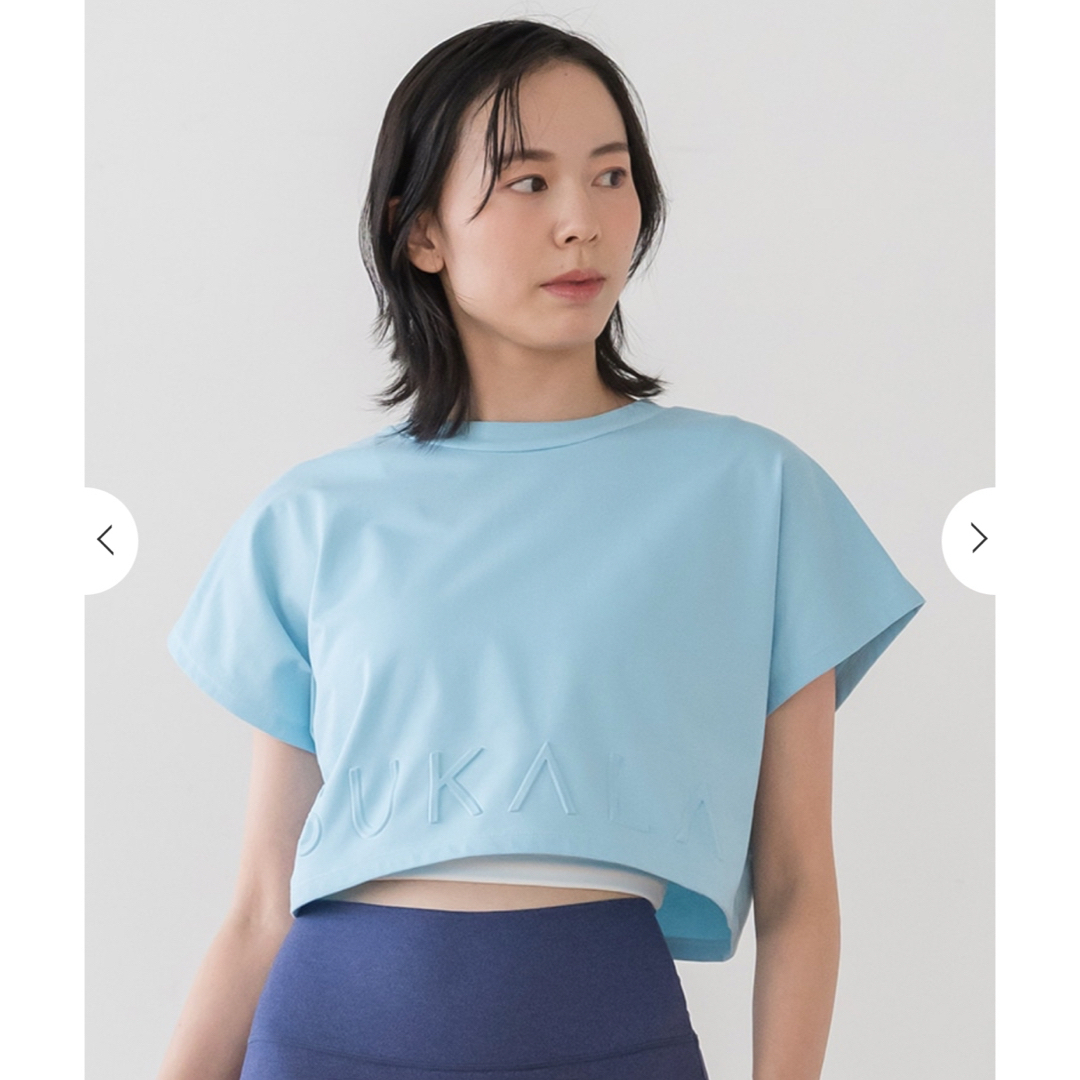lululemon - 春の新作‼️【SUKALA】ブラトップ付きエンボスTeeの lululemon - 春の新作‼️【SUKALA】ブラトップ付きエンボスTeeの