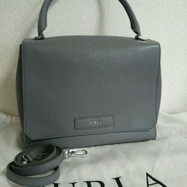 レディース新品☆FURLAグレーbag☆