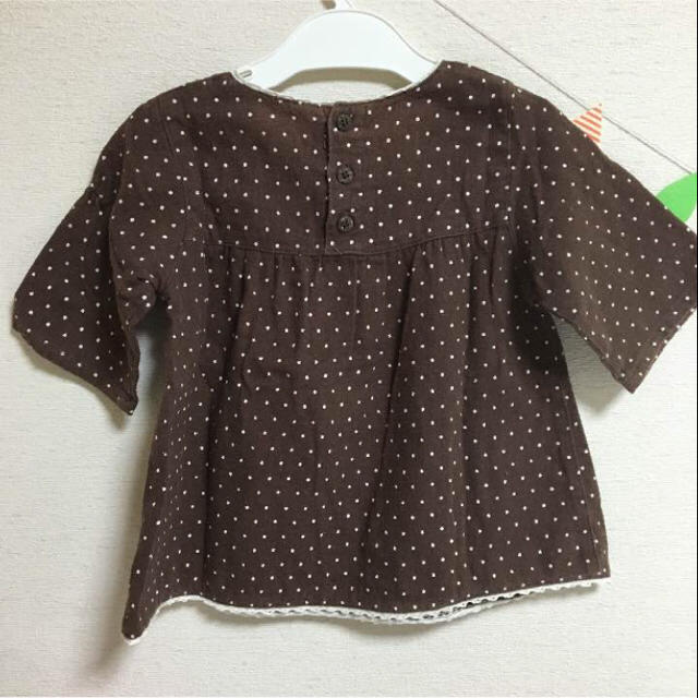 Biquette(ビケット)のused・Biquette トップス七分袖 100㎝ キッズ/ベビー/マタニティのキッズ服女の子用(90cm~)(Tシャツ/カットソー)の商品写真