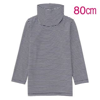 ユニクロ(UNIQLO)の【新品未使用】ユニクロベビー ヒートテックタートルネックT シャツ 80(肌着/下着)