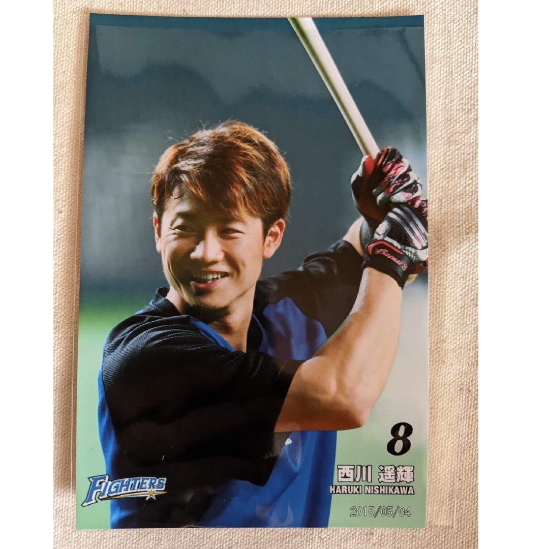 北海道日本ハムファイターズ(ホッカイドウニホンハムファイターズ)の西川遥輝 ハイライトフォト エンタメ/ホビーのタレントグッズ(スポーツ選手)の商品写真