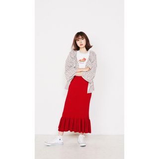 RUBY AND YOU - RUBY AND YOU ロゴ刺繍キルティングベロア RUBY AND YOU - RUBY AND YOU ロゴ刺繍キルティングベロア
