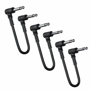 【人気商品】YFFSFDC パッチケーブル 15cm ギターパッチケーブル ギタ(楽器のおもちゃ)