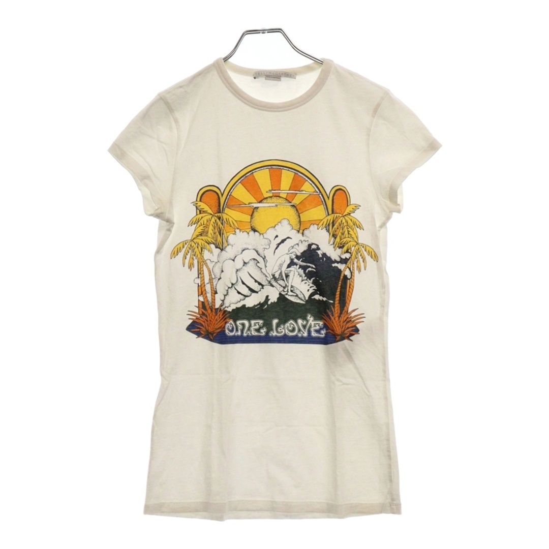 Stella McCartney - STELLA McCARTNEY ステラマッカートニー Sun Print T-Shirt サン プリント クルーネック 半袖Tシャツ カットソー ホワイト レディース 312393 SIW46