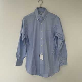 ブルックスブラザーズ(Brooks Brothers)の【Brooks Brothers】ブルックスブラザーズ　新品タグつき　シャツ　長袖　ブルー　無地　シンプル(シャツ)