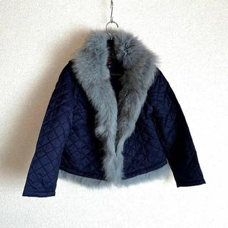 特別セール_インナージャケット_40(Ｌ)サイズ_ブルーフォックス毛皮付(その他)