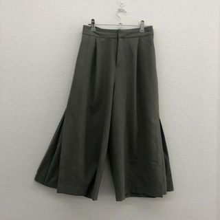 【COMME CA ISM】コムサイズム　緑系　9　ワイドパンツ　フレアパンツ　無地　シンプル(その他)