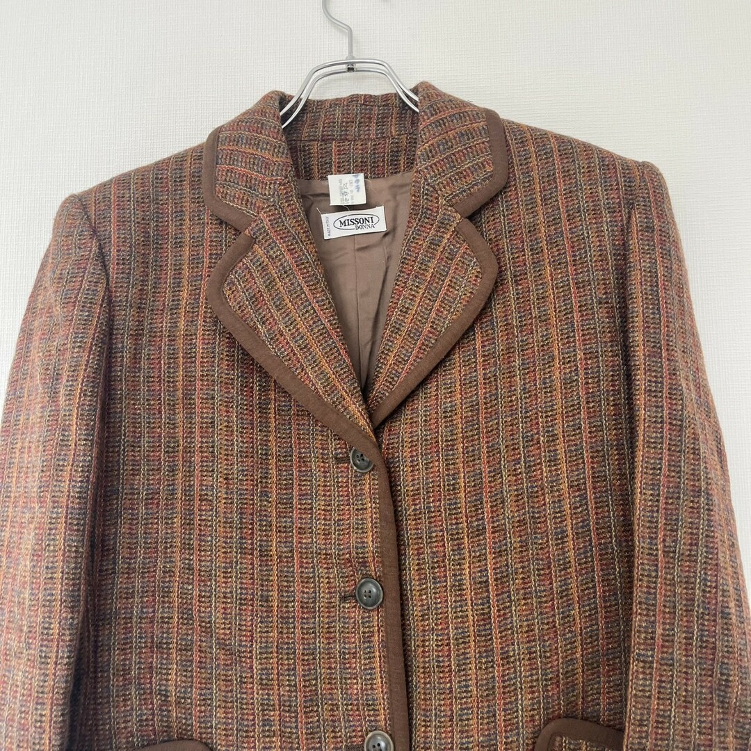 MISSONI イタリア製 ミッソーニ モヘア&アルパカ ブレント