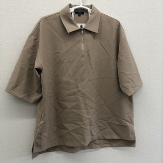 【ITEMS URBAN RESEARCH 】アイテムズアーバンリサーチ　ベージュ系　M　半袖トップス　無地　シンプル