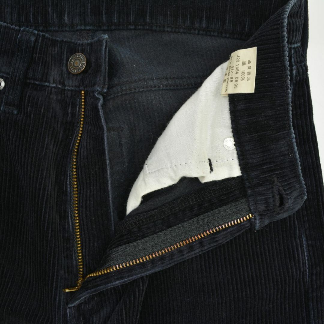 Levi's - 【LEVIS】90s 日本製 512-88 太畝 白タブコーデュロイ Levi's - 【LEVIS】90s 日本製 512-88 太畝 白タブコーデュロイ