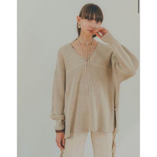 CLANE - NEW☆新品未使用!CLANE風 ダブルジッパーアップニット CLANE - NEW☆新品未使用!CLANE風 ダブルジッパーアップニット